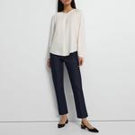 Футболка женская слоновая кость белая THEORY - фото 3