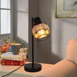 Настольная лампа Nettlife, 14x14x38 см, черный - фото 3