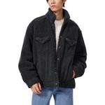 Бархатная куртка мужская черная Levi’S, черный - фото 4