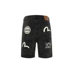 Джинсовые шорты мужские темно-умбра EVISU - фото 2