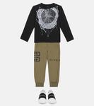 Хлопковая футболка Givenchy Kids, Black - фото 2