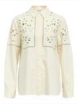 Блуза OBJECT OBJPerry, кремовый - фото