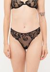 Трусы Undress Code CHANTILLY PANTIES, Gardenia Black/Black - фото