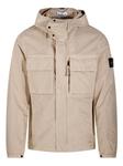 Куртка Stone Island с капюшоном и карманом, нейтральный - фото
