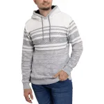 Мужской полосатый худи Xray, серый - фото