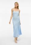 Платье макси VISINE TRÄGER VILA, синий - фото 2