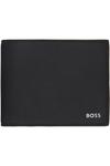 Кошелёк с логотипом из фольги Boss, черный - фото