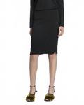 Прямой карандаш юбка в черном цвете LUISA CERANO - фото