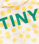 Хлопковый комбинезон для малыша Tinycottons, Off-White - фото 3