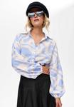 Блуза blue shadow Button-down blouse, Blue - фото 5