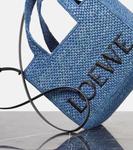 Сумка-шоппер Paula's Ibiza Font Small Loewe, светло-синий - фото 6