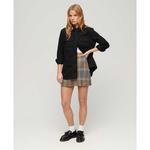 Юбка Superdry Check Mini, коричневый - фото 4