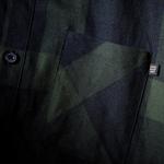 Мужская рубашка для треккинга - TRAVEL500 WARM - зеленая Forclaz - фото 4