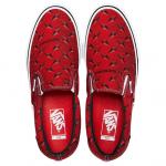 Supreme X Classic Slip On Pro 'Diamond Plate Red' Vans - фото 3