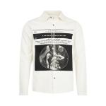 Куртка Rick Owens DRKSHDW Outershirt, Milk/Black - фото