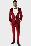 Бархатный смокинг Opposuits, Red - фото