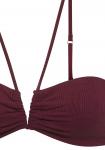 Верх бикини бандо Copenhagen Studios, Wine Red - фото 2