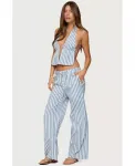 Женские полосатые брюки Macey Edikted, синий - фото 3