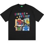 Футболка унисекс SESAME STREET, тёмно-синяя - фото 3