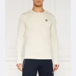 Классический крой с длинным рукавом Ea7, экрю - фото