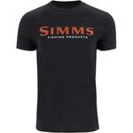Футболка Simms Simms Logo Simms, Dark Gunmetal Heather - фото