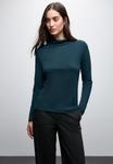 Топ Street One Long sleeved top, Türkis/Blue - фото 4