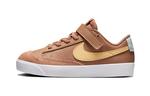 Детские кроссовки для скейтбординга Nike Blazer PS, Brown/White - фото