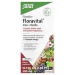 Floradix, Floravital Iron + Herbs, 500 мл (16,9 жидк. унц.) - фото