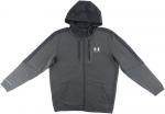 Толстовка Under Armour Threadborne Fleece Full-Zip, Charcoal Grey/Grey - фото