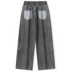 Джинсы Unisex Dnnnnx, Модель 3001/Черный/Серый - фото 10