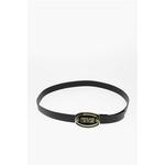 Черный кожаный ремень Versace, Black - фото 2