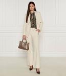 Рубашка женская Marella шелковая с вырезом, черный - фото 2