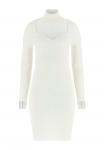 Платье Guess LS LUCY RHINESTONES SWTR, Weiß/White - фото 5