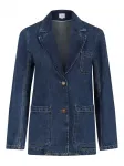 Жакет с карманами на пуговицах Maison Kitsuné, синий - фото