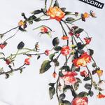 Футболка детская Burberry с цветочным принтом, белый - фото 4