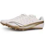 Лининг Противоскользящие Дышащие Упругие Низкие Беговые Кроссовки Унисекс, Белый Золотой - фото 3