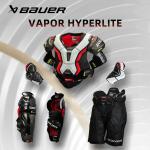 BAUER Защитная экипировка для хоккея, нагрудник Hyperlite Ultra-Light, налокотники, щитки, тренировочная форма для детей и взрослых, налокотники [Детские] INT/L - фото