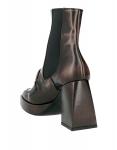 Ботильоны Pollini, темно-коричневый - фото 3