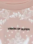 Толстовка с принтом Vision Of Super, розовый - фото 3