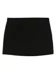 Юбка из смеси девственной шерсти P.A.R.O.S.H., черный - фото