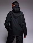 Лыжная куртка с капюшоном, черная Threadbare - фото 4