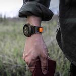 Ремешок Garmin Совместимость Нейлон Материал Penc Iwatch, Дикий контур тропы - желтый с рисом - фото 6