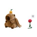 Плюшевая игрушка капибара, плюшевая кукла, высота 35 см Doudou Beibei - фото 6