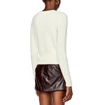 Свитер с вышитым логотипом Areesa DIESEL, белый - фото 5