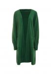 Вязаный кардиган Tanuna, темно-зеленый - фото