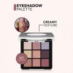 Палитра теней для век Flormar, atspalvis 001 fallen angel 9 гр - фото 3