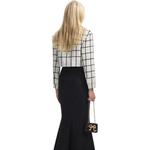 Self-portrait Клетчатая куртка для автопортрета, White Plaid - фото 6