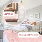 Ковер Loni Solid Shag, пригодный для машинной стирки Nuloom, серый, 122x183 см - фото 8