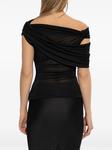 Топ с драпировкой Blumarine, черный - фото 3
