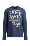 CAMP DAVID Лонгслив в синем цвете - фото